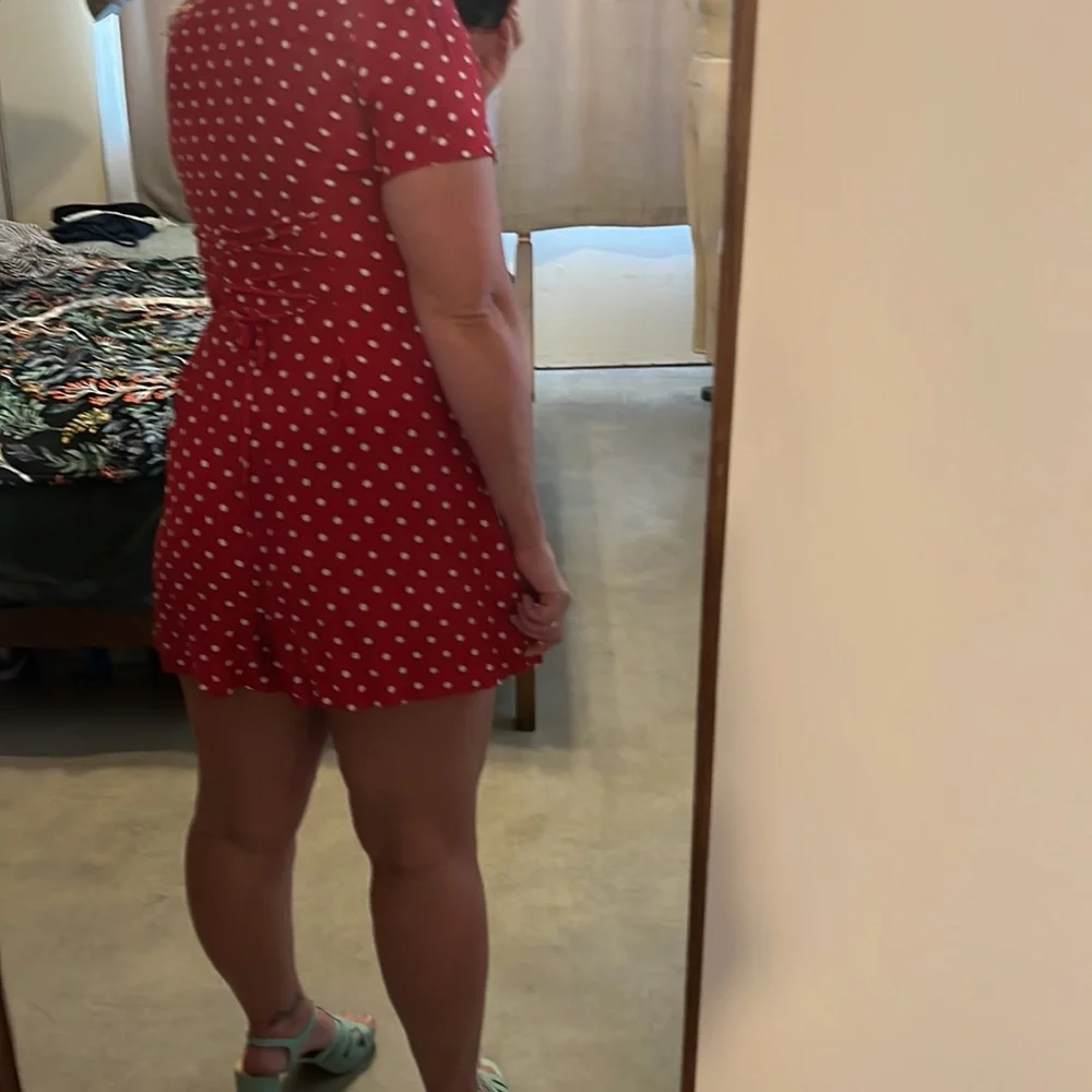 90’s New York Style Polka Dot Romper - Picture 13 of 15